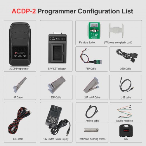 Yanhua Mini ACDP-2 Programming Master Basic Module Supports USB and Wireless Connection No Need Soldering Work on PC/Android/IOS