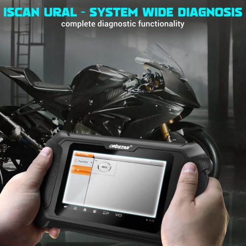 OBDSTAR ISCAN  URAL Intelligent Motorcycle Diagnostic Tool Portable Tablet Scanner